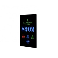 Wireless smart hotel  RCU Item and tempered glass materialRoomnumberplate