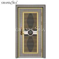 Fashionable durable stainless steel doors single door