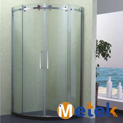 Popular frameless sliding glass shower door for sale