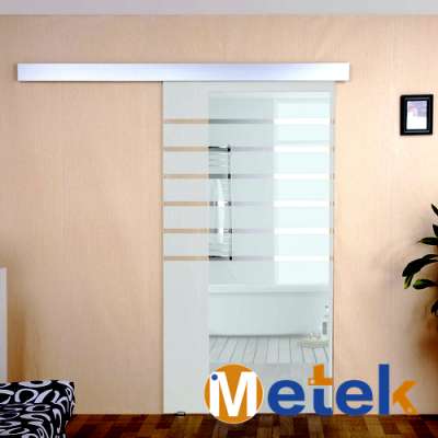 High quality Frameless aluminium sliding glass door